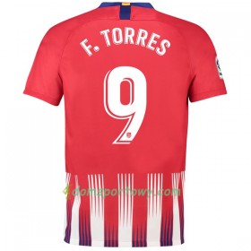 Koszulka Atlético Madryt F.Torres 9 Domowe Koszulki Piłkarskie 2018-2019 Krótki Rękaw